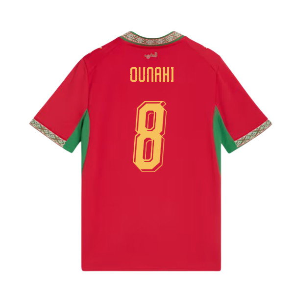 2026-2027 Morocco Home Shirt (Kids) (Ounahi 8)-SoccerKits Hub | Buy Soccer Jerseys Online